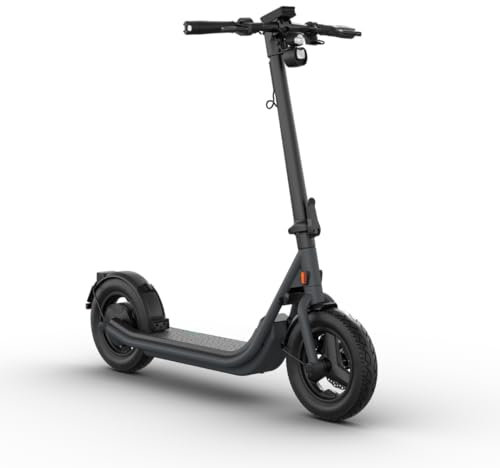 Egret X+ (DE) Faltbarer E-Scooter, 12,5 Luftbereifung + Straßenzulassung (max. 20km/h) Reichweite bis 60 km, Blinker, App-Steuerung, maximale Zuladung 120kg