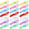 Haoyaru Lot de 21 grandes pinces à coudre polyvalentes multicolores en plastique pour patchwork, quilting, artisanat, accessoires de couture et accessoires