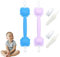 LAJUP 4 pezzi Nasenreiniger Baby, Igienico, Adatto per Casa e Viaggi, Silicone Booger Remover Stick di Rimozione del Cerume, Uso Sicuro per la Cura del Neonato, Orecchie Bambini