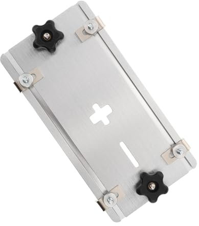 VILLCASE Woodworking Electric Jigsaw Flip Board Aluminum Insert Plate Jig Saw Cutting Plate Tool for Woodworking