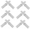 12pcs Heavy Duty Toggle Bolt Wing Nut Drywall Anchors for Hanging Galvanized Ceiling Wall Fasteners Versatile Fixings for Furniture Machinery