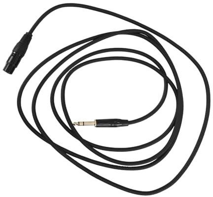 GARIOUANS Cavo Audio Bilanciato Trs Xlr Femmina Pin per Microfono Mixer Condensatore Compatibile Design Compatto e Resistente in Rame e Plastica per Impianti Audio Professionali