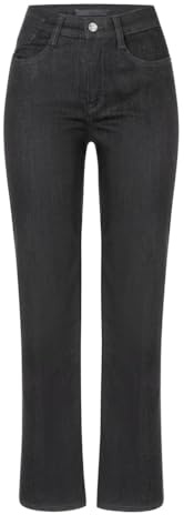 Mac - Damen 5-Pocket Jeans, Laura Authentic (5225-90-0387L) | Super bequemer Stretch-Denim. Bootcut mit ausgestelltem Bein. Normale Leibhöhe. Feine Bügelfalten.