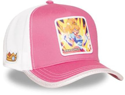 Capslab | Cappellino Rosa Max Power di Animali Fantastici | Classico Cappellino da Camionista con Retro in Rete Traspirante | Visiera Curva, Snapback Regolabile | Design Unico per i Fan della