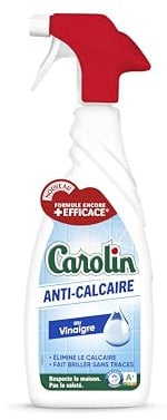 Carolin Pistolet Nettoyant Anti-Calcaire Vinaigre Naturel 650 ml