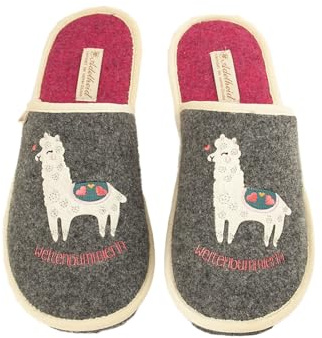 Adelheid Weltenbummlerin Filzpantoffel - Alpakaliebe - Weltreise - ein tolles Geschenk