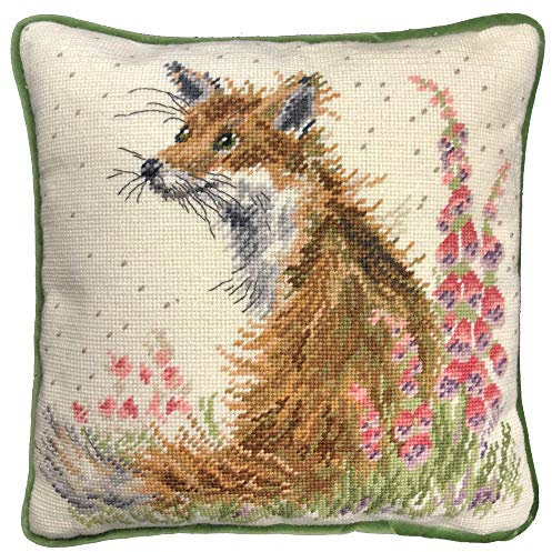 Bothy Threads Gobelin-Stickkissen Set Unter den Fingerhüten, 36x36cm, THD8, Stickbild vorbedruckt
