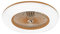 Lixada Ventilatore a soffitto con illuminazione Luce a LED con telecomando Senza batteria 36W Moderna lampada da soffitto a LED per camera da letto, soggiorno, sala da pranzo (Oro)