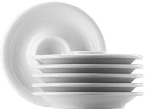 Thomas Trend Eierbecher mit Ablage, Porzellan, weiß (6 Stück)