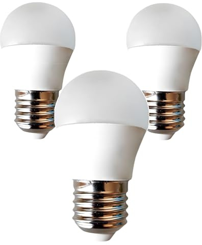 Trango 3er Pack E27006*3 LED Globe Birne 5 Watt - 450 Lumen 3000K Warmweiß - Ersatz für 40W Glühbirne - Kugel LED Lampe Leuchtmittel mit E27 Fassung Abstrahlwinkel 170°