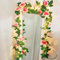 Rose Fee String-Lichter Künstliche Blume Girlande mit LED Kupfer Draht Licht-Saiten,Rose Rebe Lichter Dekor für Weihnachten Hochzeitsblumensträuße-Party-Hauptfenster (USB Powered, Champagner)