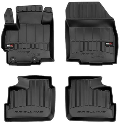 OMAC Gummi Fußmatten für Mitsubishi Space Star 2013-2025 Premium TPE Schwarz 4X