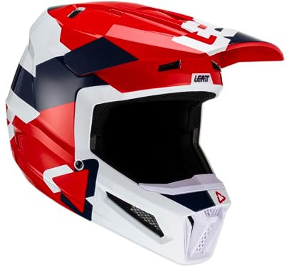 Leatt Motocross-Helm Moto 2.5 V23 Rot Gr. M