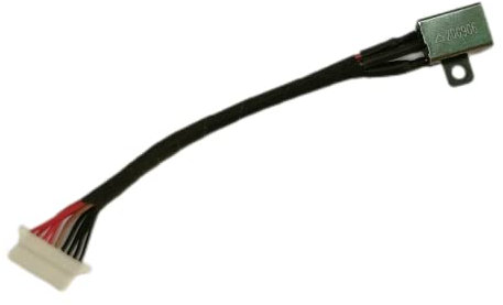 AKUYAO DC IN Kabel, Stromanschluss, Ladebuchse, Kompatibel mit Dell Inspiron 15-7580 15-7590 15-7590 15-7591 P83F P83F001 15-7591/ 7591 2-in-1 48JWV 048JWV (Länge:9CM)