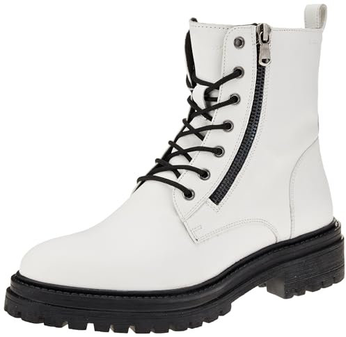 Geox D Iridea D16HRF000, Stivali Donna, White, 41 EU