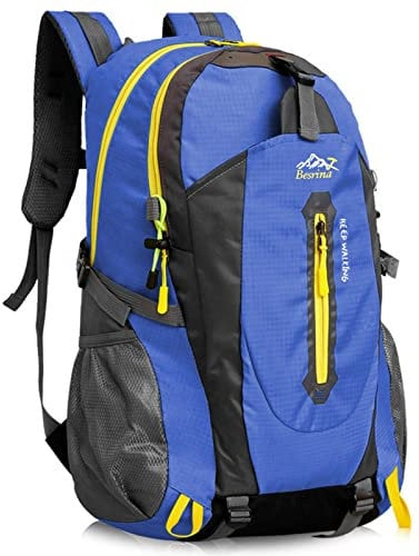 Besrina 40L Leichtes Wandern Rucksack, Multifunktions Wasser-resistent Casual Camping Trekking Rucksack für Radfahren Reisen Klettern Outdoor Sport