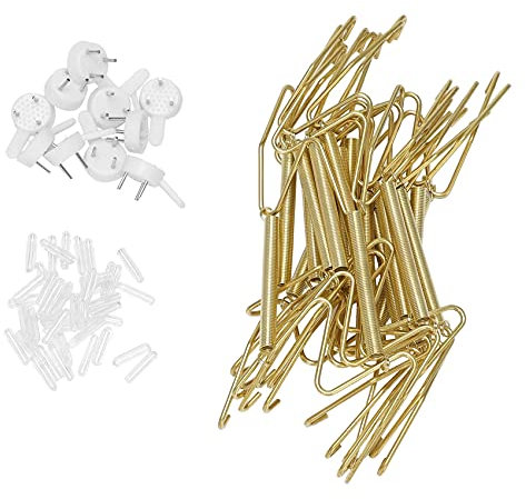LOOR Lot de 10 cintres pour assiettes, cintres muraux de 15,2 cm et 10 crochets muraux, compatibles avec assiettes décoratives de 12,7 à 17,8 cm, porcelaine antique, assiettes anciennes et art