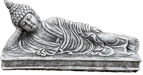 stoneandstyle Steinfigur liegender Shiva frostfest ca. 33 cm Breit