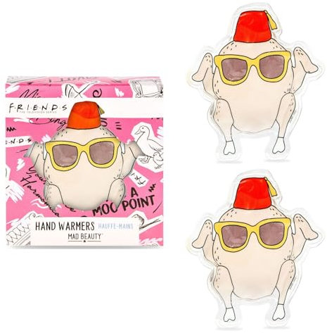 Friends TV Show Hand Warmers x2 Turkey Design | Mad Beauty | Fun & Iconic Warm Gift for Women, Men, Fans