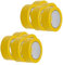 Handelskönig 10 x PVC-Schutzband gelb 38 mm gerillt Klebeband Putzerband Putzband