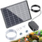 Biling 8W Solar Pond Aerator, Solar Pond Air Pump for Outdoor Fish Ponds with 4400mAh Battery, 3 Modes 2 Air Stone for Pond Oxygenator for Backyard Koi Hydroponic Aquaculture
