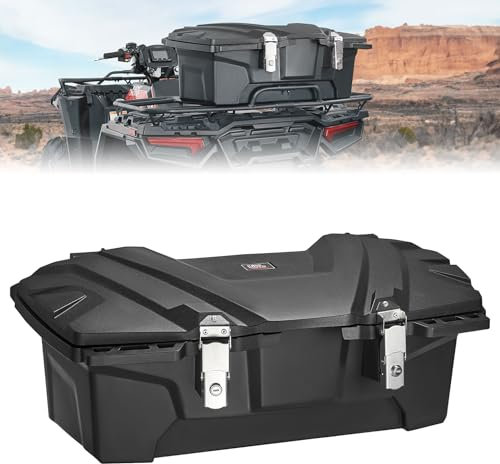 KEMIMOTO 40L ATV Quad ATV Heck Koffer, Transport Heckkoffer mit Edelstahlschlössern, Kompatibel mit meisten ATVs