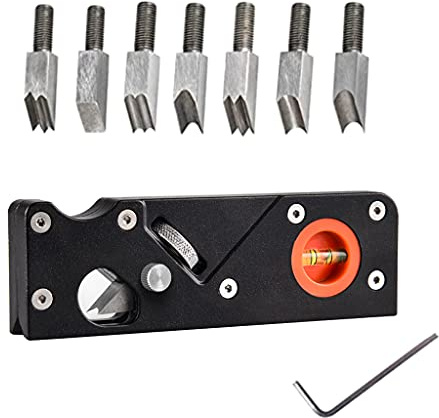 New Hot Holzbearbeitung Kantenwinkel Hobel 45 Grad Abschrägung Manueller Hobel Anfasen und Trimmen Schreiner Geschenk Handwerkzeug Zubehör Klemme Crimper Cutter Feilen Raspeln Hohlhammer Hammer