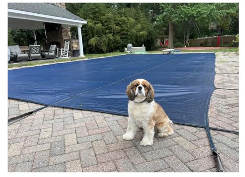 Piscinas Cobertor Cubierta Cobertor Funda Cubierta de seguridad para piscinas enterradas de invierno para piscinas rectangulares, ovaladas o con forma de riñón, cubiertas protectoras para piscinas de