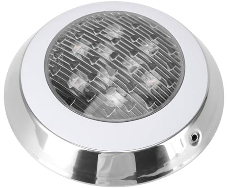 Luci per Piscina Fuori Terra, Luce per Piscina 24V Lampada da Parete per Piscina in ABS, Luce per Piscina Subacquea a LED, Luce per Piscina Multifunzione a Parete Luce per