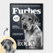 WAUZY Personalisiertes Bild mit Hund FURBES | Geschenk für Hundebesitzer - Wandbild mit Echtholzrahmen & Fotopapier