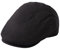 TOP-EX XXXL Schiebermütze Herren Wollmischung Flatcap für Große köpfe Newsboy Schirmmütze Baskenmütze Vintage Barrett Ivy Gatsby Cap Tweed Beret Peaked CapS für Golf Driver Schwarz