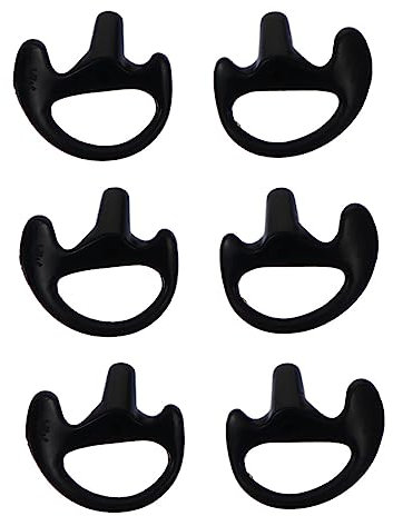 SECFOU Ohrhörerschlauch für Kommunikation 3 Paar Silikon-Ohrstöpsel Akustikspitzen