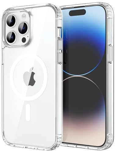 CACOE für iPhone 14 Pro Hülle mit Militärschutz für MagSafe Handyhülle | für iPhone 14 Pro Case,Transluzente Matte,37×N52 Magnete,12 Fuß Fallschutz,2400 GS Magnetkraft,Erhöhter Kameraschutz