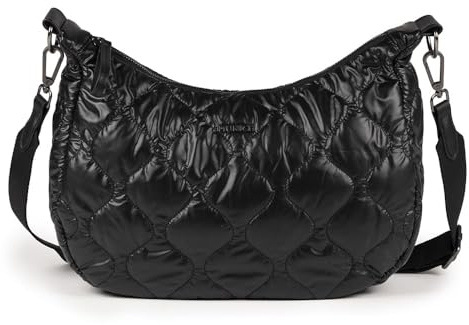 Munich Damen Cover Fw25 Crossbody Hobo C/Black Taschen und Rucksäcke, Schwarz
