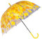 XuQiZZpp Parapluie automatique transparent coupe-vent léger avec poignée confortable pour femme et enfant, jaune, 85*5*5cm