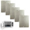 Microwave Waveguide Cover Replacement Pack of 5 Mica Plates for WB34X21271 AP5791399 Models