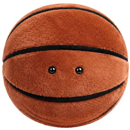 HNCY 35 cm Plüsch Basketball Spielzeug, Plüsch Basketball, Korbball Kuscheltier, Korbball Plüschtier Spielzeug, weiche Flauschige Fußball Sitzkissen, für Kinder, Fußballliebhaber Jungen Mädchen