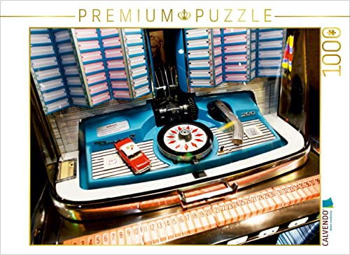 CALVENDO Puzzle Wurlitzer Jukebox Schallplatten | 1000 Teile Lege-Größe 64 x 48 cm Foto-Puzzle für glückliche Stunden