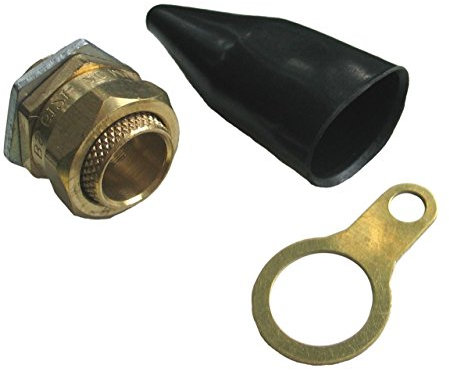 2 Part 20mm Small Indoor BW Brass Cable Glands (x2) - PACK OF 2