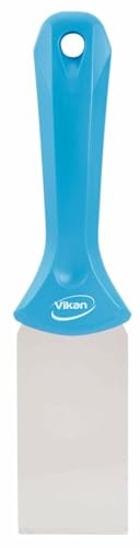 Vikan - Hygiene - Handschaber - Mit Edelstahlklinge - Blau - Schmal