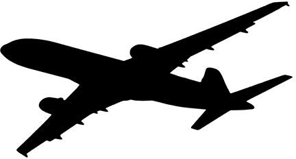 Flugzeug Aufkleber Motorflugzeug Boing Airbus Autoaufkleber in 15cm, 20cm oder 30cm (153/1) (silbergrau glanz, 30cm)