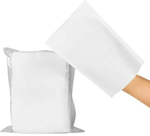 Servocare Einweg-Waschhandschuhe aus Molton, 15 x 22cm, naturweiß, 50 Stück