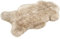 Cakla 100% Schaffell/Lammfell, weich und flauschig, ideal für Wohnzimmer, Kamin, Schlafzimmer oder Kinderzimmer, beige – Größe XL 110–120 cm