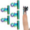 Nikou Clip per l'estensione delle unghie - 5pcs Clip di estensione per unghie in acciaio inossidabile Curve C Accessori multifunzionali per nail art per unghie lunghe e sottili