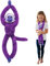 Deluxebase EcoBuddiez Tree Huggers - Purple Squirrel Monkey from 72cm Hanging Soft Toy made from Recycled Plastic Bottles. Eco-friendly soft and cuddly plush toy and perfect cuddly gift for kids.
