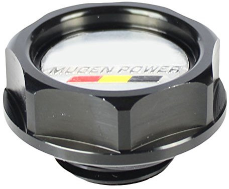 Porfeet Öldeckel, Fahrzeug Öldeckel Öl Kraftstofffilter Racing Motor Tankdeckel Kompatibel Mit Honda Civic Schwarz Einheitsgröße