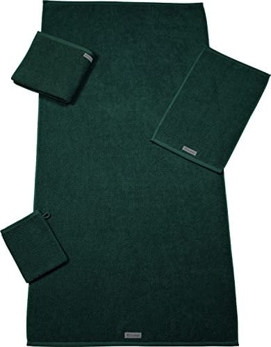 Ross Bio-Baumwoll Handtücher Selection moosgrün, Handtuch 50x100 cm