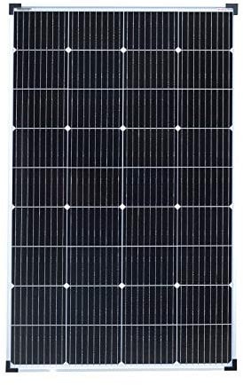 Enjoy Solar PERC Mono 150W 12V Módulo Solar Módulo Fotovoltaico, 166mm*166mm Célula Solar Monocristalina con 9 barras colectoras, Ideal para Autocaravana, Vivienda de Jardín, Barco