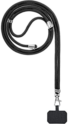 Qingtech Lanière de Téléphone Universelle, Lanière en Nylon Réglable et Détachable, Lanière Universelle Pour Téléphone Portable Adaptée à la Plupart des Smartphones., Nylon