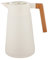 Thermoskanne Kaffeekannen Edelstahl 18/10, Vakuum Isolations, Grosse Kapazität, Mit Holzgriff, Thermosflasche Für Heißen Und Kalten Tee Kaffee, Isolierkanne, Für Home Office Hotel (Beige,2L)